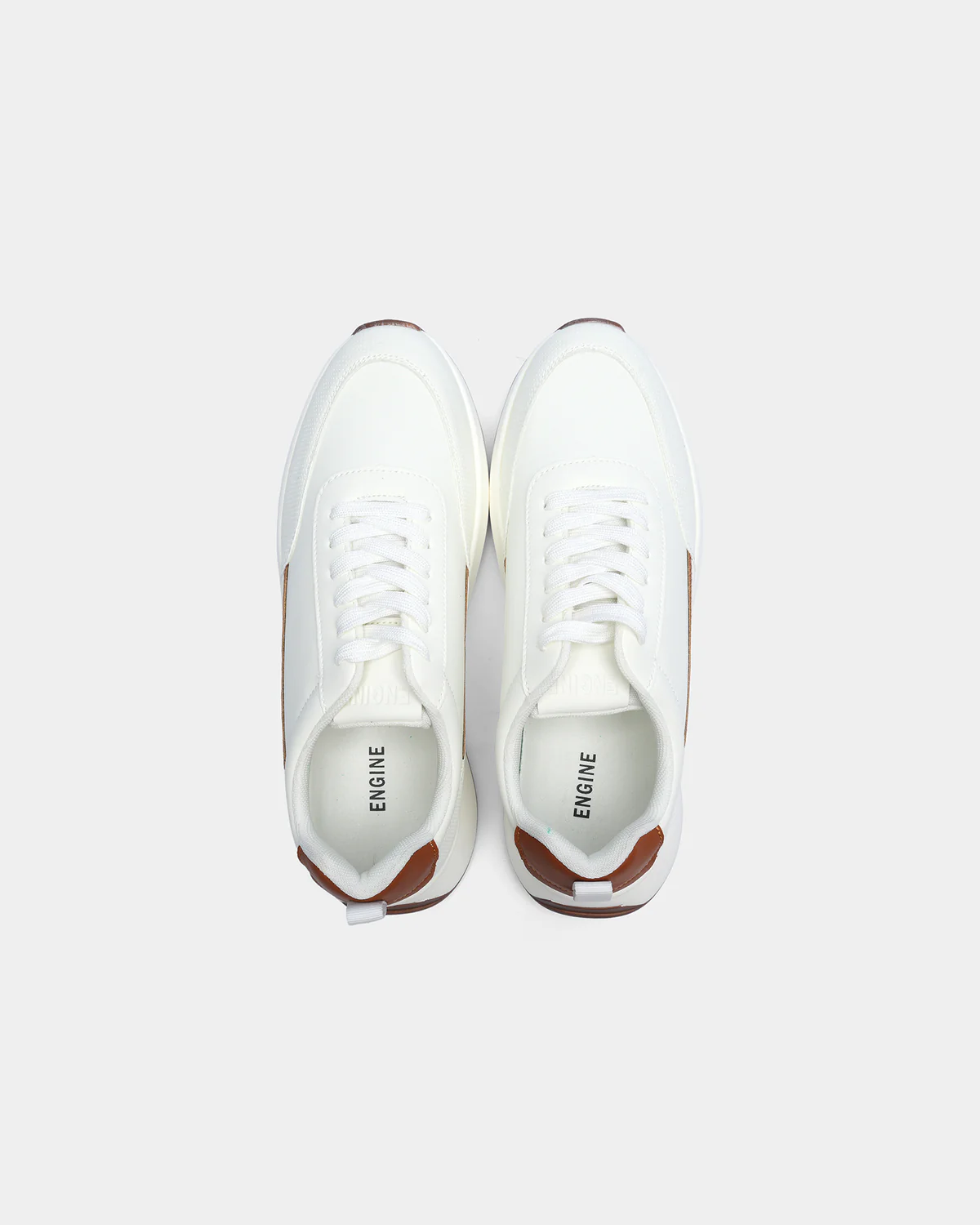 Shoezone Men Sneakers – White with Laces