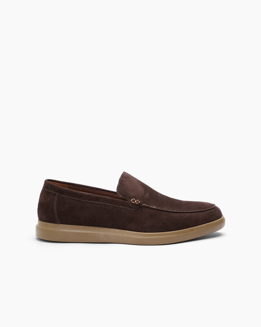 Brown Suede Men Loafers – Slip-On Style