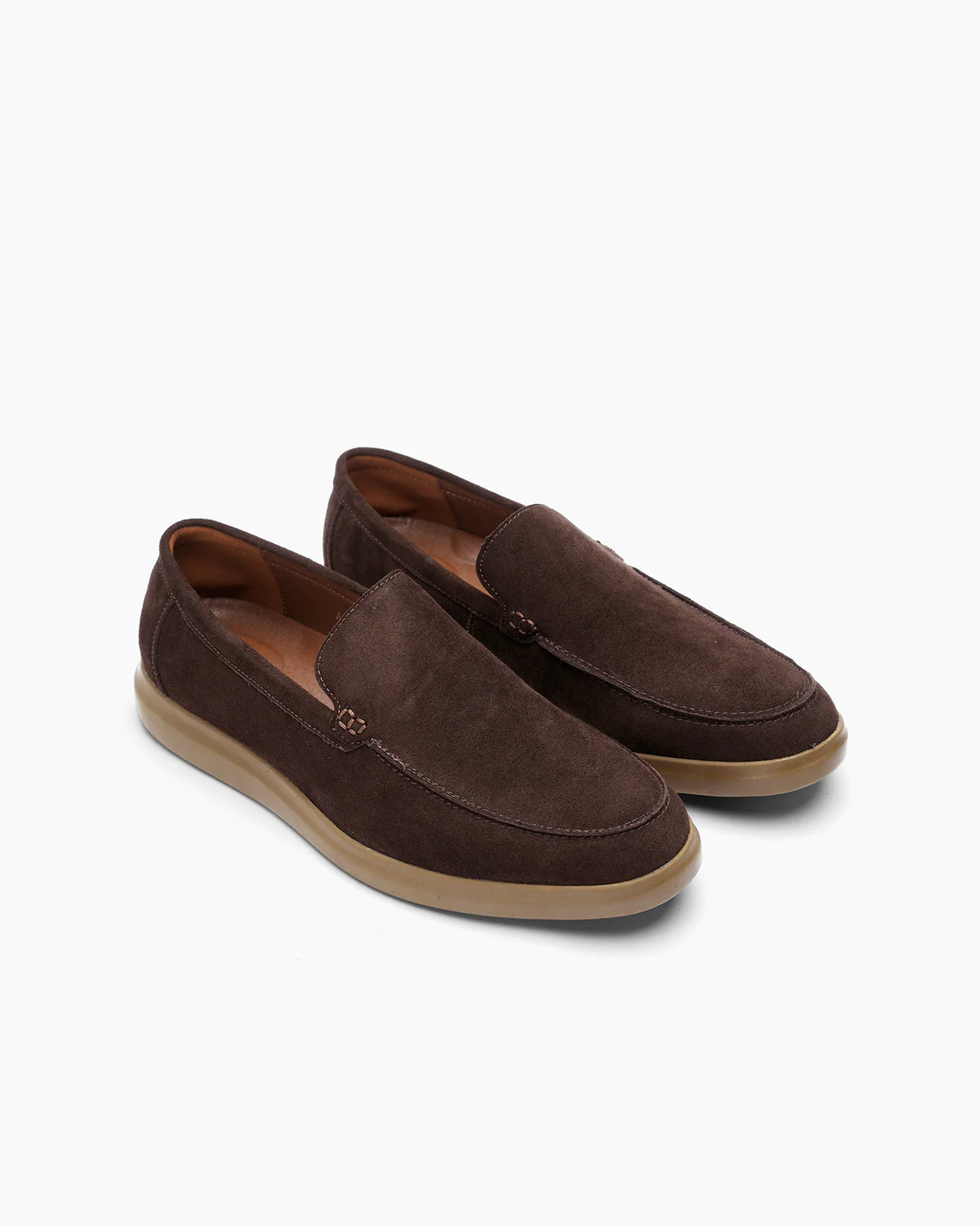 Brown Suede Men Loafers – Slip-On Style