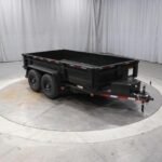 6×12 Dual Axle Dump Trailer 12K Heavy-Duty Capacity