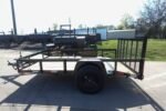 6′ 4″ x 10 Utility Trailer Dovetail Powder Coated With Gate 3,500lb Axle - Image 5