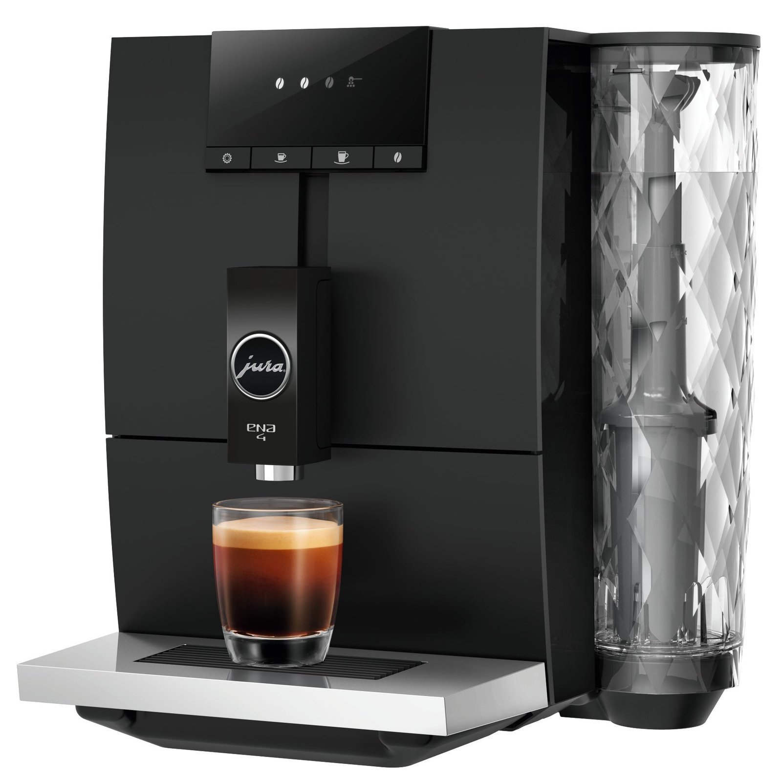 ENA4Black-Main.jpg JURA ENA 4 Super-Automatic Espresso Machine - Image 1