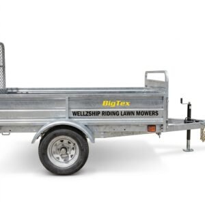 DK2 5-ft x 7-ft Steel Utility Trailer with Ramp Gate ( 1639-lb Capacity ) 2491713 – Wellzship