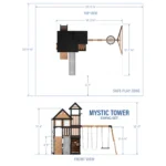 Backyard Discovery Mystic Tower Swing Set - Image 6