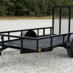 6×10 Open Utility Trailer – Mesh Gate – CARGOTRAILER