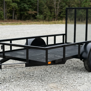 6×10 Open Utility Trailer – Mesh Gate – CARGOTRAILER