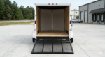 7×16 V-Nose Enclosed Cargo Trailer – Tandem Axle (White) – CARGOTRAILER - Image 4