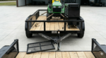 7×12 Tandem Axle Utility Trailer – Wood Deck Black – CARGOTRAILER - Image 5