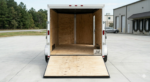 8.5×24 Enclosed Car Hauler Trailer – Tandem Axle Silver – CARGOTRAILER - Image 4