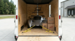 8.5×24 Enclosed Car Hauler Trailer – Tandem Axle Silver – CARGOTRAILER - Image 5