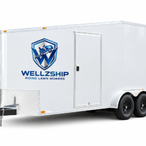 8.5×24 Enclosed Car Hauler Trailer – Tandem Axle Silver – Wellzship