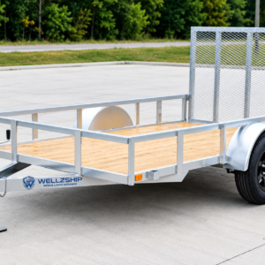 5×10 Aluminum Open Transport Trailer – Single Axle – Wellzship