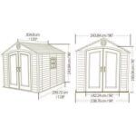 Lifetime 8 ft × 10 ft Garden Shed - Image 2