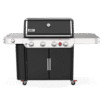 Nexgrill 4-Burner Propane GAS Grill in Black with Side Burner and Stainless Steel Main Lid