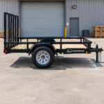 Cargotrailer 5′ x 10′ Utility Trailer – Single Axle, Wood Deck, Mesh Ramp Gate - Image 3