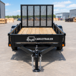 Cargotrailer 5′ x 10′ Utility Trailer – Single Axle, Wood Deck, Mesh Ramp Gate - Image 4
