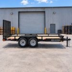 Cargotrailer 7′ x 16′ Goods Trailer – Tandem Axle, Wood Deck, Mesh Ramp Gate - Image 3