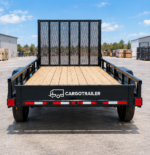 Cargotrailer 7′ x 20′ Goods Trailer – Tandem Axle, Wood Deck, Mesh Ramp Gate - Image 4