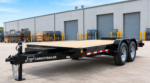 Cargotrailer 6′ x 12′ Flatbed Trailer – Tandem Axle, Wood Deck, Drive-Over Fenders