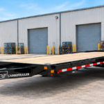 Cargotrailer 7′ x 18′ Flatbed Trailer – Tandem Axle, Wood Deck, Drive-Over Fenders