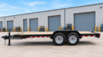 Cargotrailer 7′ x 18′ Flatbed Trailer – Tandem Axle, Wood Deck, Drive-Over Fenders - Image 2