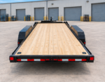 Cargotrailer 7′ x 18′ Flatbed Trailer – Tandem Axle, Wood Deck, Drive-Over Fenders - Image 4