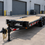 Cargotrailer 6′ x 12′ Flatbed Trailer – Tandem Axle, Heavy-Duty Frame, D-Ring Tie-Downs