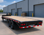 Cargotrailer 7′ x 18′ Flatbed Trailer – Tandem Axle, Deckover, Wood Deck - Image 2