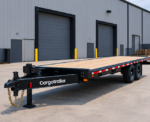 Cargotrailer 8.5′ x 24′ Flatbed Trailer – Tandem Axle, Deckover, Wood Deck