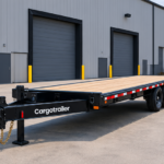 Cargotrailer 8.5′ x 24′ Flatbed Trailer – Tandem Axle, Deckover, Wood Deck