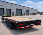 Cargotrailer 8.5′ x 24′ Flatbed Trailer – Tandem Axle, Deckover, Wood Deck - Image 2