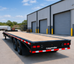 Cargotrailer 8.5′ x 40′ Flatbed Trailer – Triple Axle, Deckover, Wood Deck - Image 2