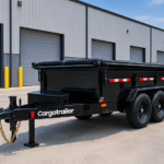 Cargotrailer 5′ x 8′ Tipper Trailer – Tandem Axle, Hydraulic Dump, Tarp Kit