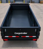 Cargotrailer 5′ x 8′ Tipper Trailer – Tandem Axle, Hydraulic Dump, Tarp Kit - Image 4