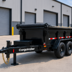 Cargotrailer 6′ x 10′ Tipper Trailer – Tandem Axle, Hydraulic Dump, Tarp Kit
