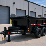 Cargotrailer 7′ x 12′ Tipper Trailer – Tandem Axle, Hydraulic Dump, Tarp Kit