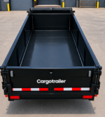Cargotrailer 7′ x 12′ Tipper Trailer – Tandem Axle, Hydraulic Dump, Tarp Kit - Image 4