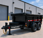 Cargotrailer 7′ x 14′ Tipper Trailer – Tandem Axle, Hydraulic Dump, Tarp Kit