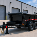 Cargotrailer 7′ x 14′ Tipper Trailer – Tandem Axle, Hydraulic Dump, Tarp Kit