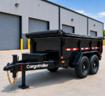 Cargotrailer 7′ x 16′ Tipper Trailer – Tandem Axle, Hydraulic Dump, Tarp Kit