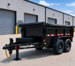 Cargotrailer 8′ x 20′ Tipper Trailer – Tandem Axle, Hydraulic Dump, Tarp Kit