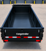 Cargotrailer 8′ x 20′ Tipper Trailer – Tandem Axle, Hydraulic Dump, Tarp Kit - Image 4