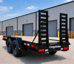 Cargotrailer 6.5′ x 12′ Plant Trailer – Tandem Axle, Stand-Up Ramps, Wood Deck - Image 2