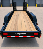 Cargotrailer 6.5′ x 12′ Plant Trailer – Tandem Axle, Stand-Up Ramps, Wood Deck - Image 4