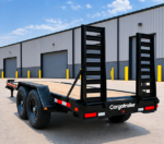 Cargotrailer 7′ x 18′ Plant Trailer – Tandem Axle, Stand-Up Ramps, Wood Deck - Image 2