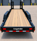 Cargotrailer 7′ x 18′ Plant Trailer – Tandem Axle, Stand-Up Ramps, Wood Deck - Image 4