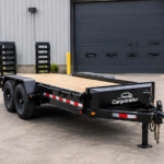 Cargotrailer 8.5′ x 24′ Plant Trailer – Tandem Axle, Stand-Up Ramps, Wood Deck