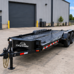 Cargotrailer 8.5′ x 18′ Car Transporter Trailer – Tandem Axle, Steel Channel Deck, Drive-Over Fenders