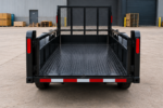 Cargotrailer 4′ x 6′ Motorbike Trailer – Single Axle, Steel Floor, Mesh Ramp Gate - Image 3