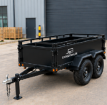 Cargotrailer 5′ x 8′ Quad Trailer – Tandem Axle, All-Terrain Tires, Steel Box Body
